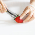 kitchen scissor tongs,stainless steel  cutter for strawberry and cherry tomato mini food tongs